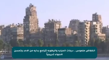 انخفاض ملموس.. درجات الحرارة والرطوبة تتراجع بداية من الأحد وتحسن الأجواء تدريجياً